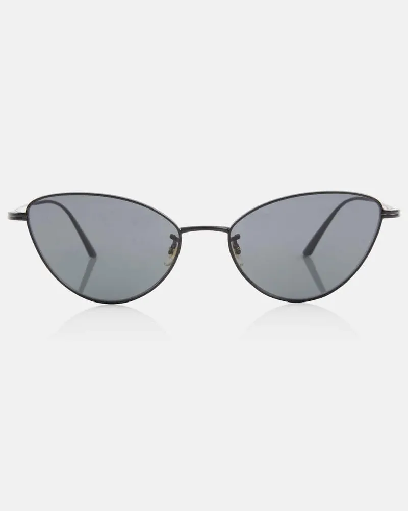 KHAITE X Oliver Peoples Cat-Eye-Sonnenbrille 1998C Schwarz