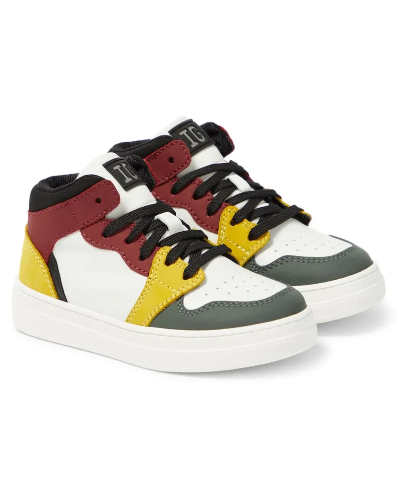 Il Gufo Sneakers aus Leder Multicolor