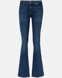 7 for all mankind Mid-Rise Bootcut Jeans Blau