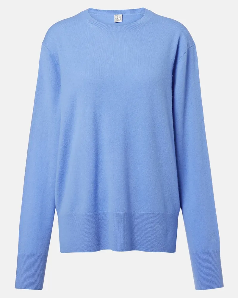 Totême Pullover aus Kaschmir Blau