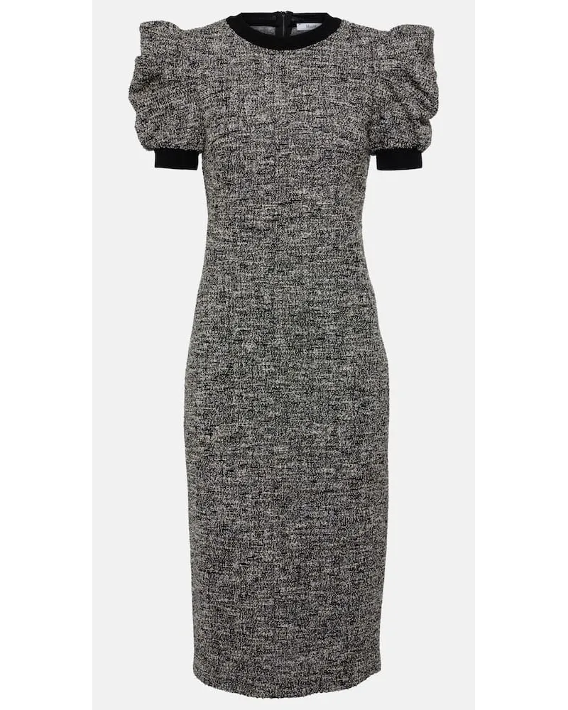 Max Mara Midikleid Ieti aus einem Baumwollgemisch Nude