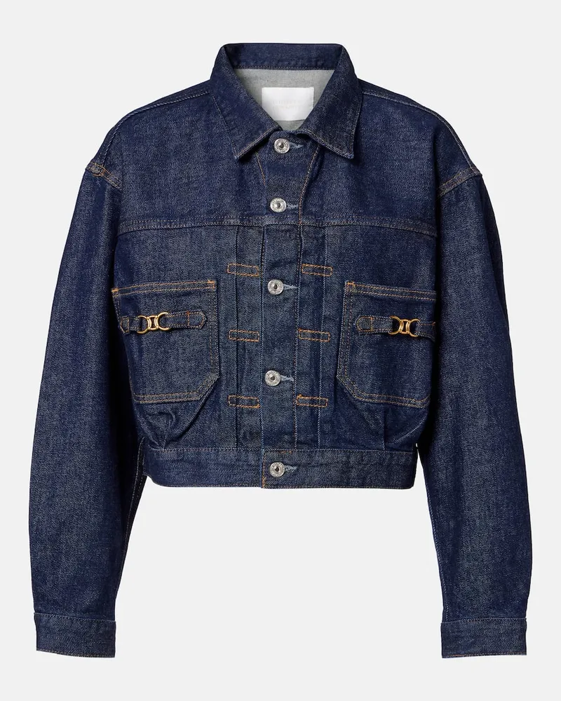 Citizens of humanity Cropped-Jeansjacke Alma Blau