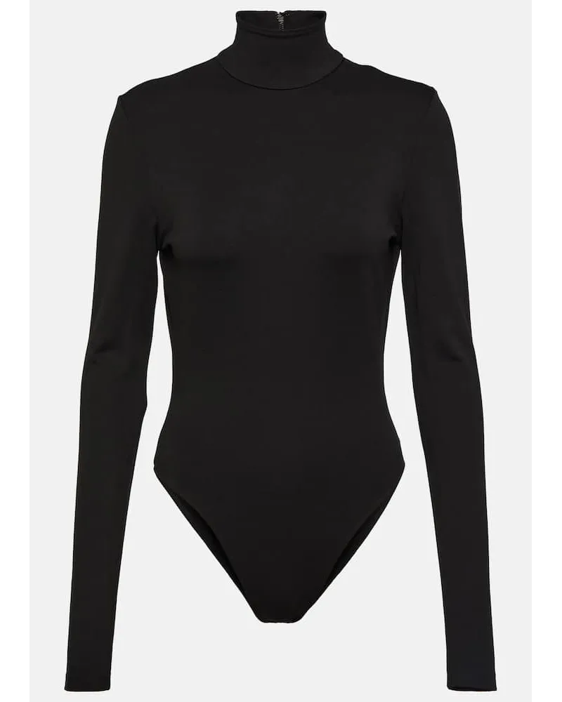 David Koma Body aus Jersey Schwarz