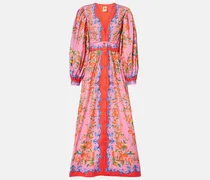 Hemdblusenkleid Sicily Flowers aus Baumwolle