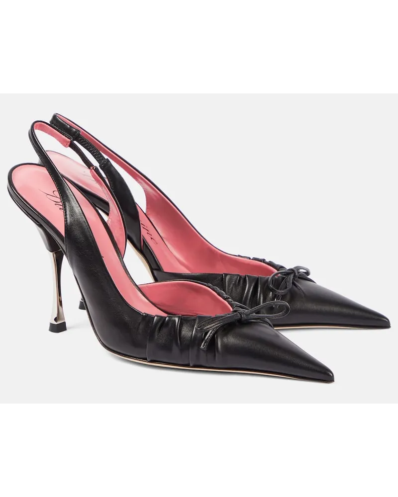 Blumarine Slingback-Pumps Carla 105 aus Leder Schwarz