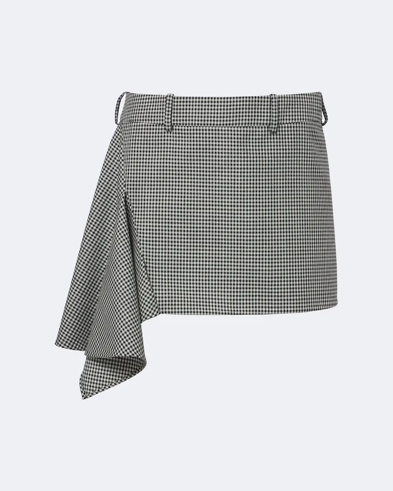 Givenchy Minirock aus einem Woll- und Mohairgemisch Schwarz