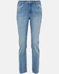 Adriano Goldschmied High-Rise Slim Jeans Mari Blau