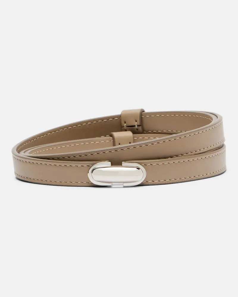 SAVETTE Gürtel Symmetry aus Leder Beige