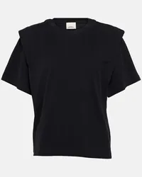 Isabel Marant T-Shirt Zelitos aus Baumwolle Schwarz