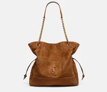 Tote Bag Jamie Shopping aus Veloursleder