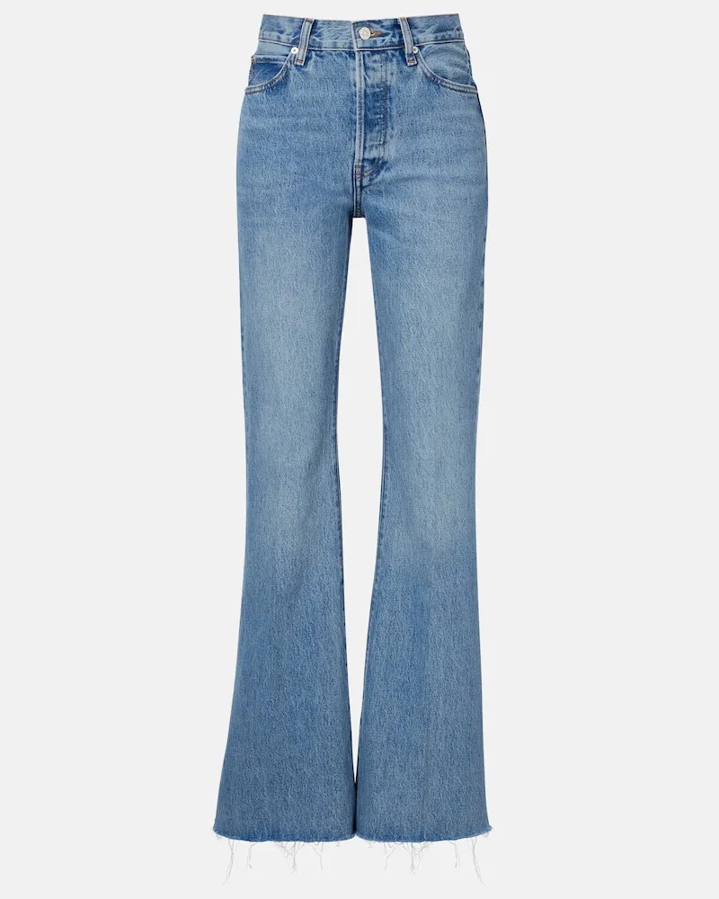 Frame Denim Flared Jeans The Lax Blau