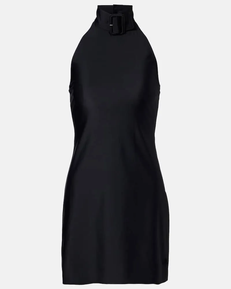 Courrèges Courrèges Minikleid aus Jersey Schwarz