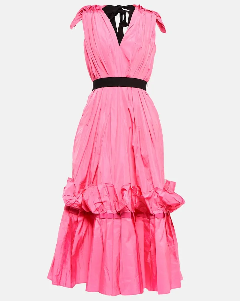 Roksanda Ilincic Midikleid Eniola Pink