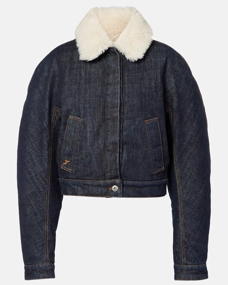 Jacquemus Blouson aus Denim Blau