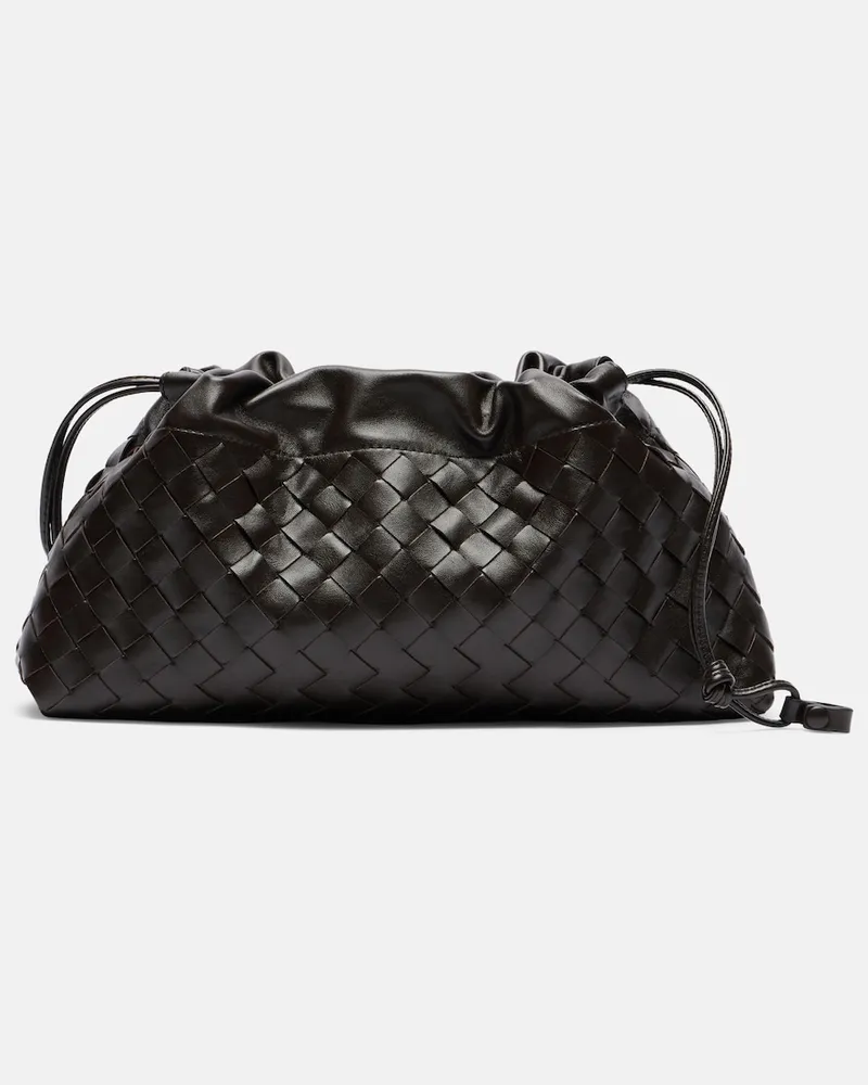 Bottega Veneta Schultertasche Dustbag Notte Medium Braun