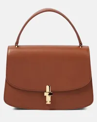 The Row Tote Sofia aus Leder Braun