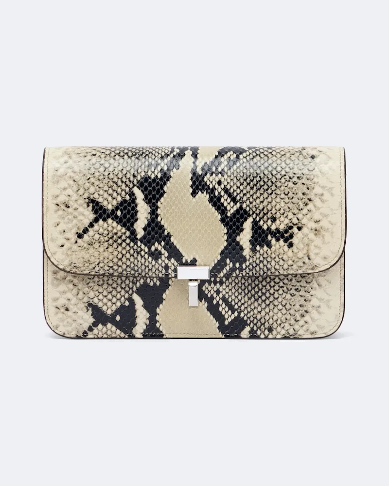Totême Crossbody Bag T-Lock aus Leder Multicolor