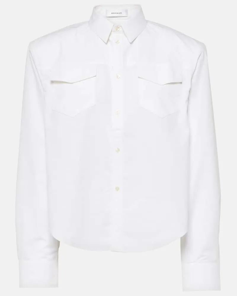 WARDROBE.NYC Hemd aus Baumwolle Weiã