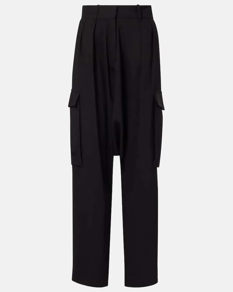 Loewe Mid-Rise-Cargohose Schwarz