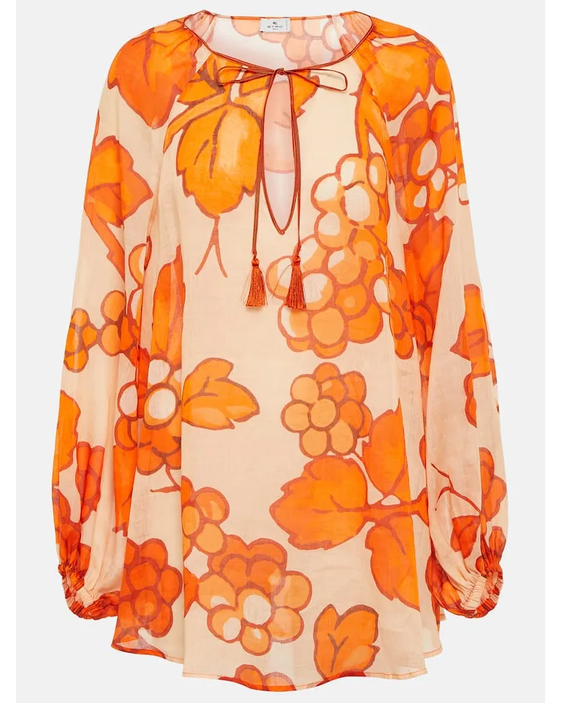 Etro Bedruckte Tunika Orange