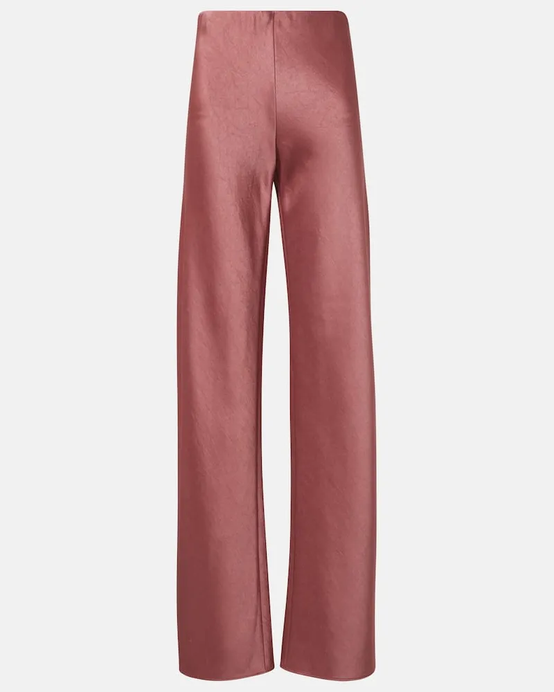 Vince Weite Hose aus Satin Pink
