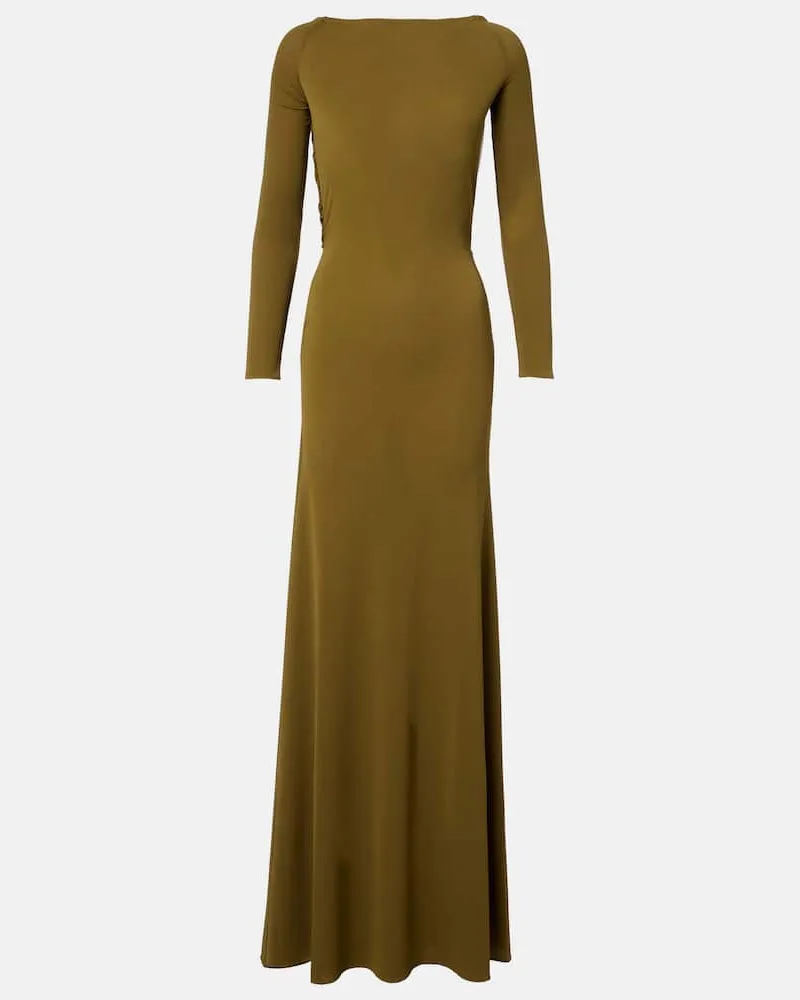 Alex Perry Robe aus Crêpe-Jersey Grün