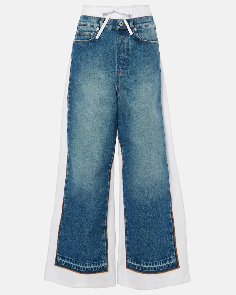 Jean Paul Gaultier Wide-Leg Jeans Blau