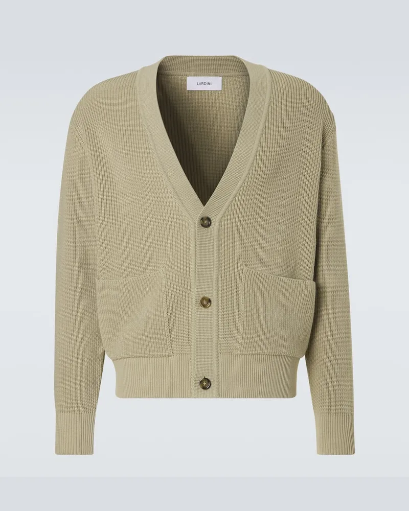 LARDINI Cardigan aus Baumwolle Grün