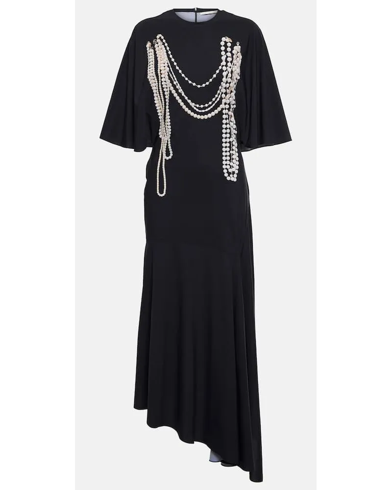Stella McCartney Midikleid Schwarz