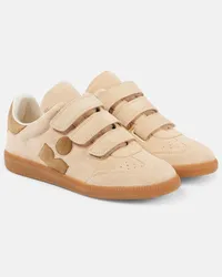 Isabel Marant Sneakers Beth aus Veloursleder Beige