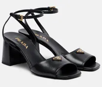 Slingback-Sandalen aus Leder