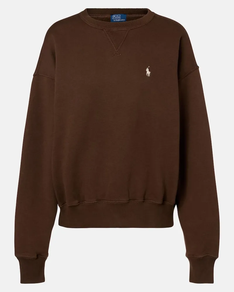 Ralph Lauren Sweatshirt aus Jersey Braun