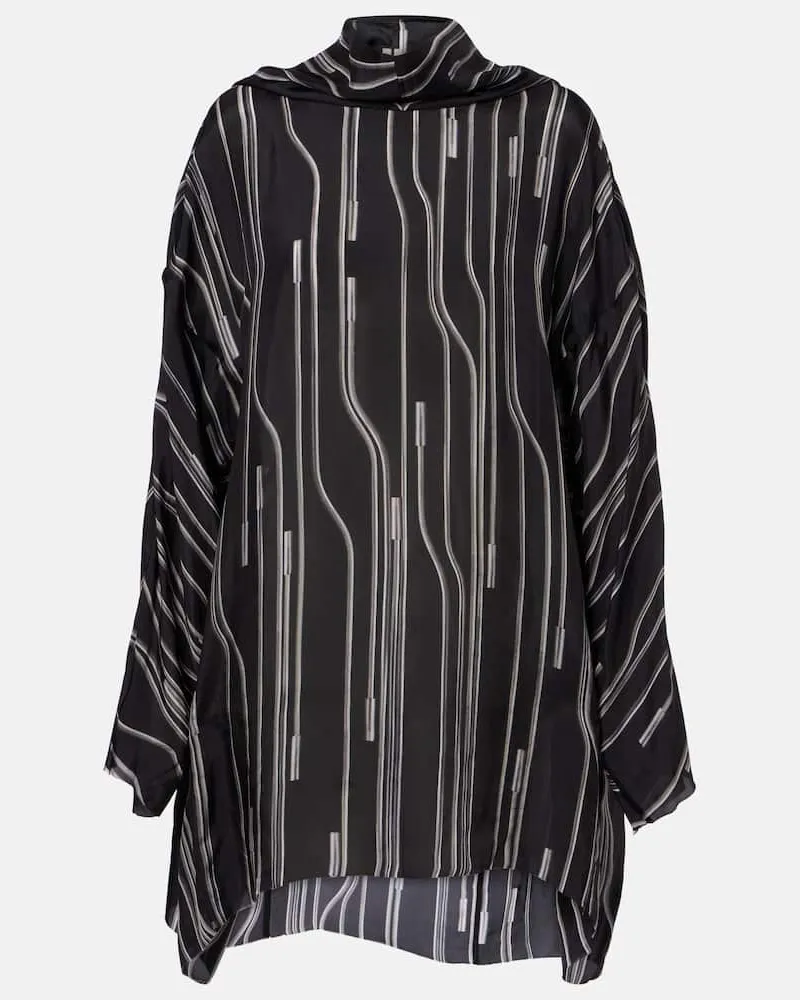Rick Owens Bedruckte Tunika Schwarz