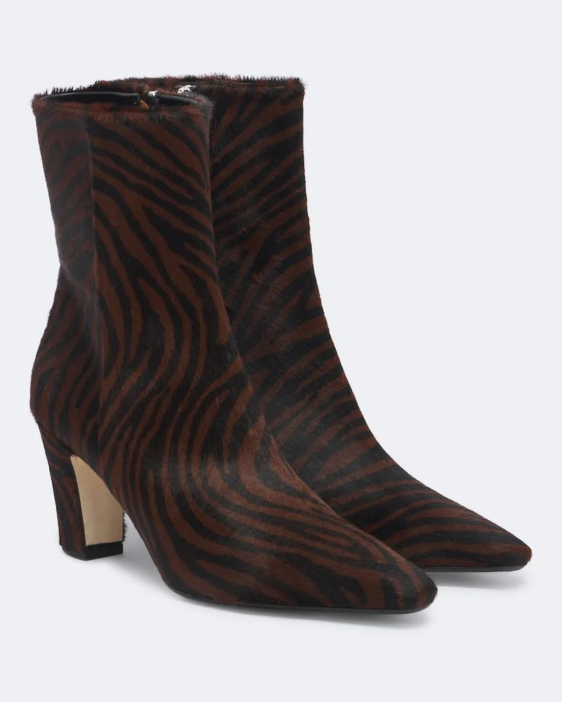 aeyde Ankle Boots Maris aus Kalbshaar Multicolor