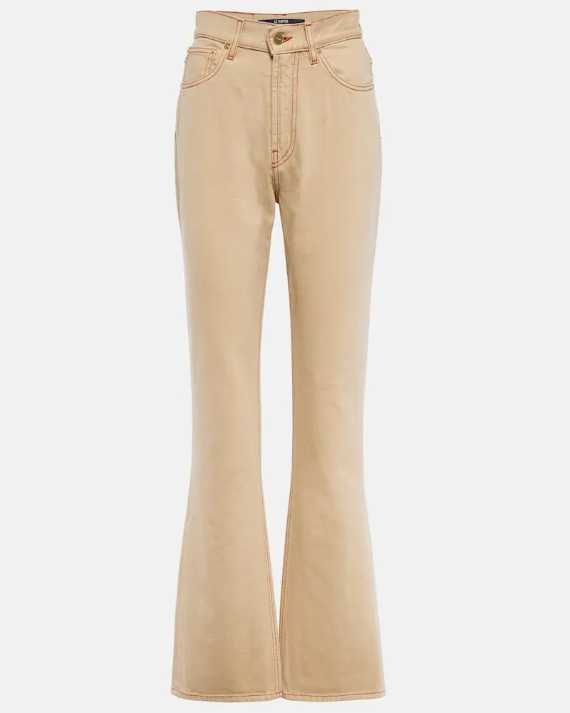 Jacquemus Flared Jeans Le De-Nîmes Beige