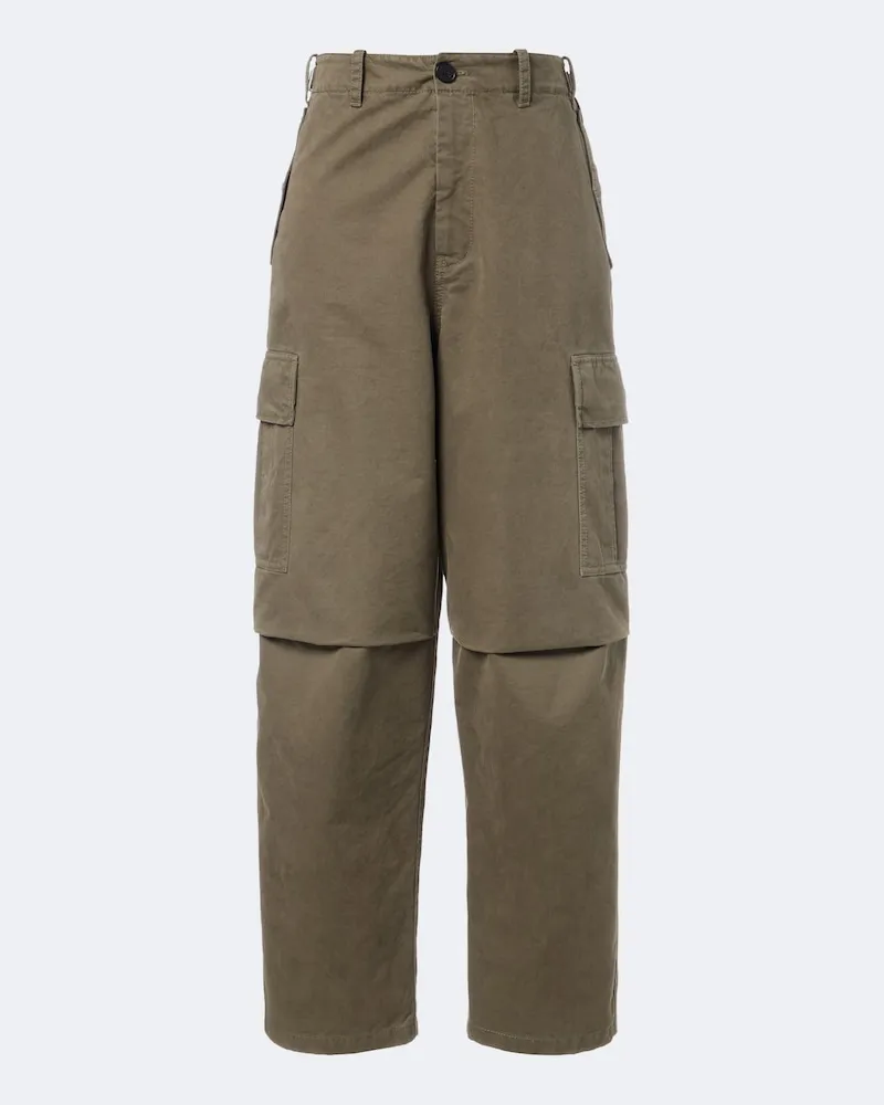 Fendi Cargo-Hose aus Denim Grün