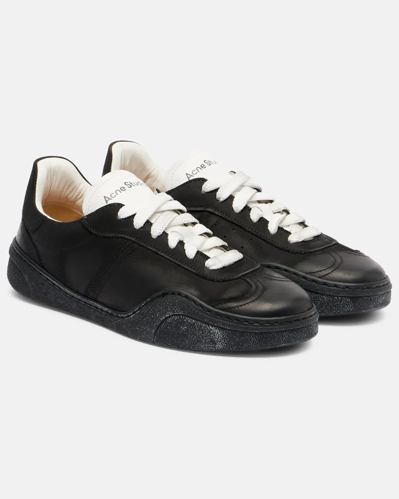 Acne Studios Sneakers aus Leder Schwarz
