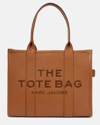 Marc Jacobs Tote The Large aus Leder Braun