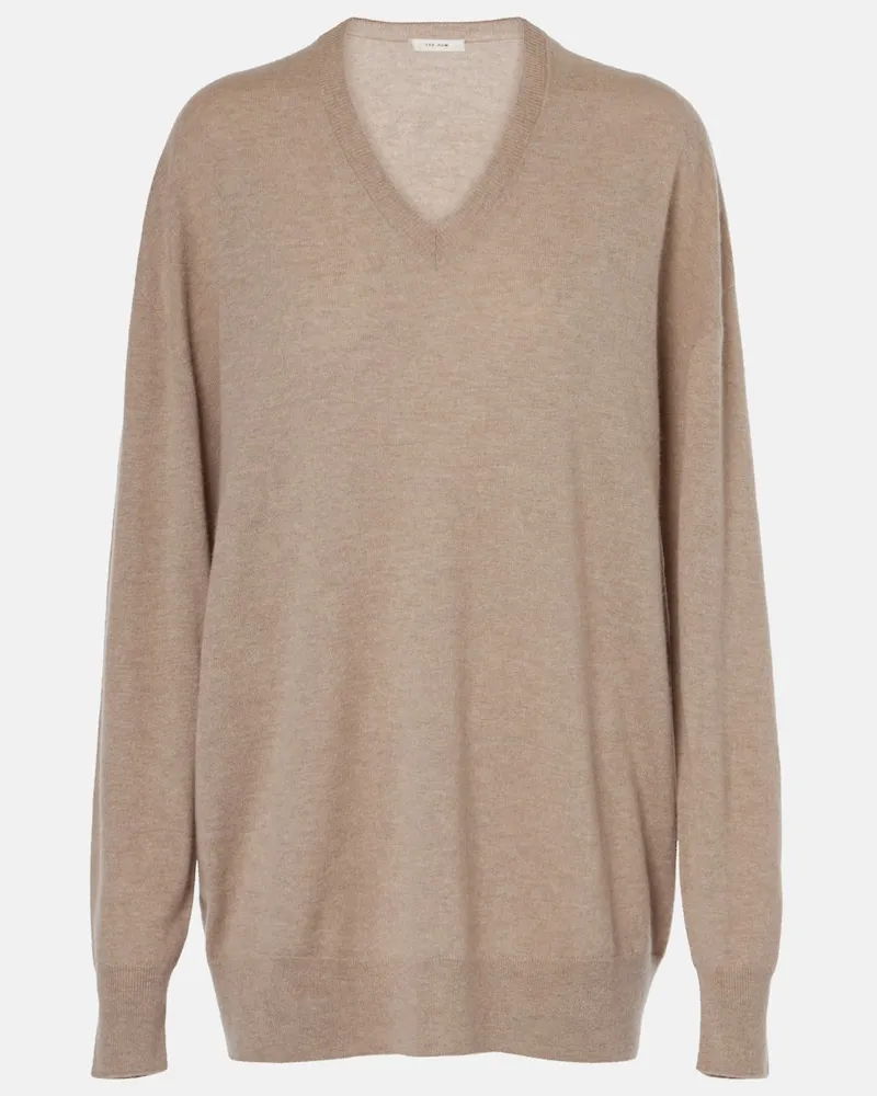 The Row Pullover Jairo aus Kaschmir Beige