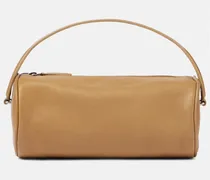 Tote Bag Round '90s aus Leder