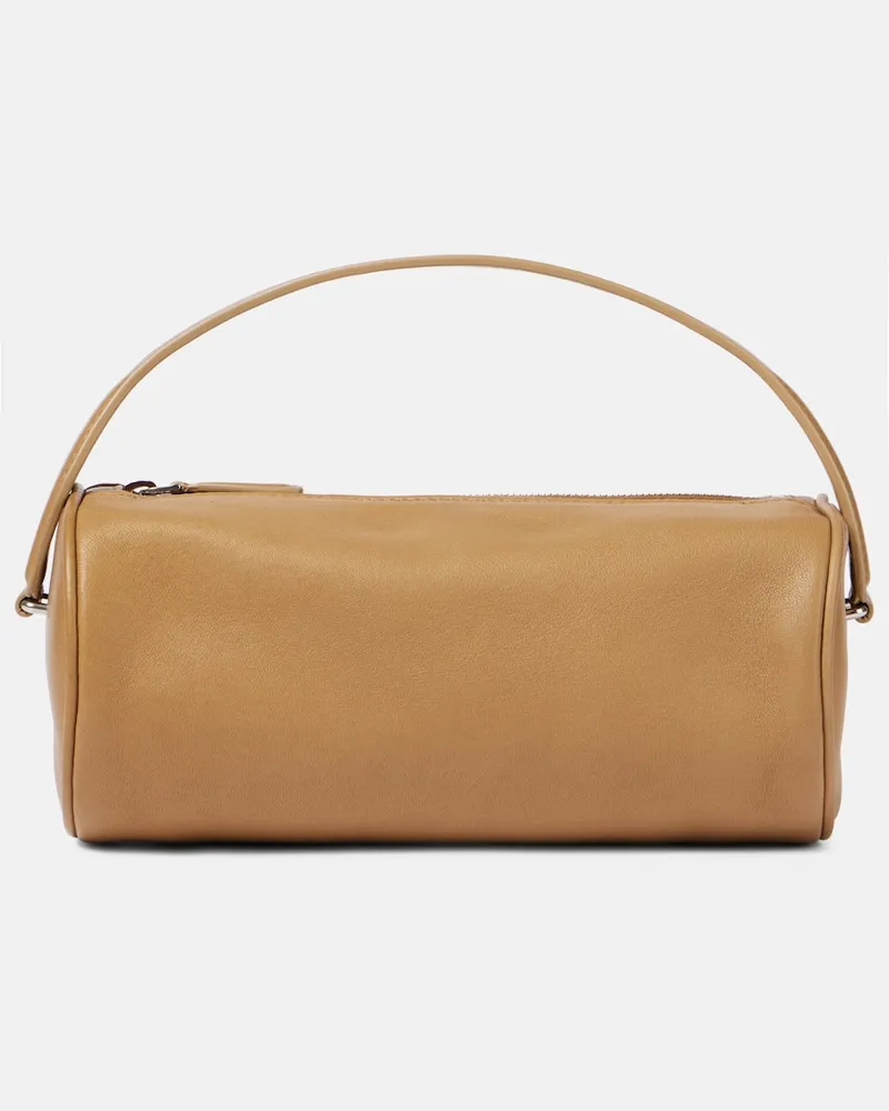 The Row Tote Bag Round '90s aus Leder Beige