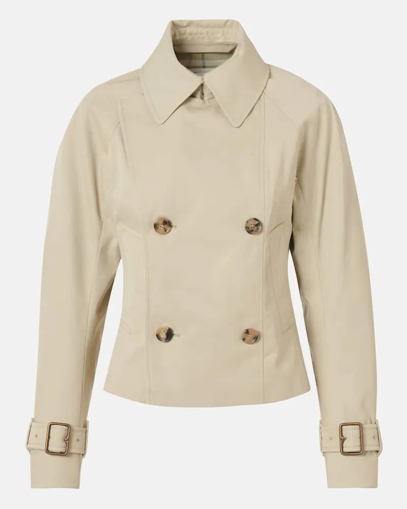 Burberry Cropped-Jacke Grün