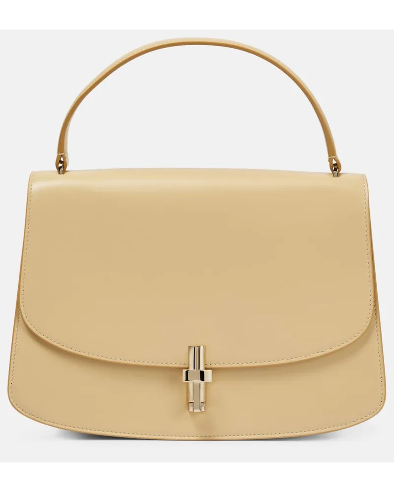 The Row Tote Sofia 10 aus Leder Beige