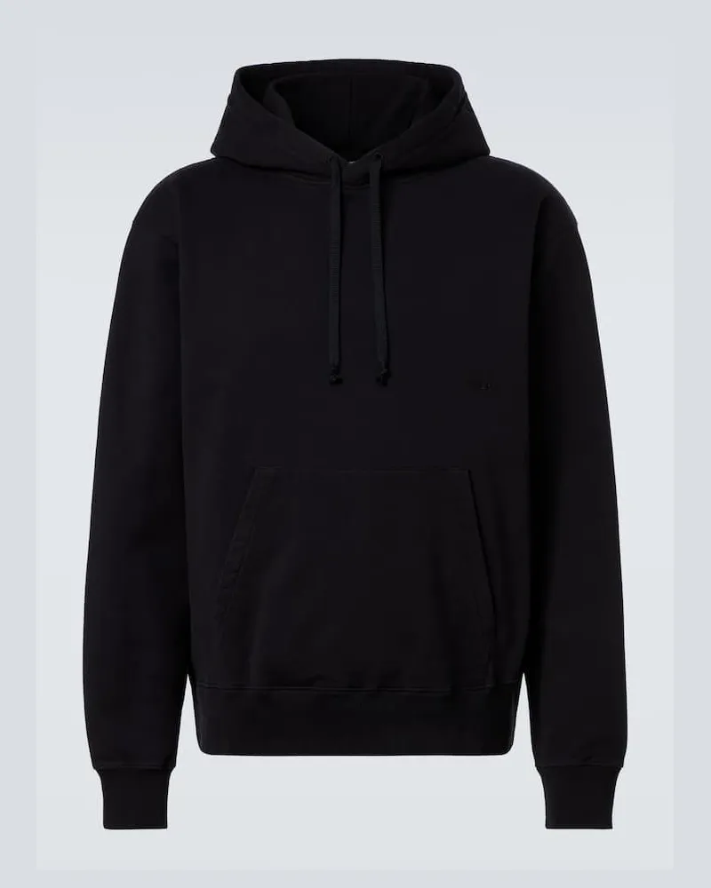 CDLP Hoodie aus Baumwoll-Jersey Schwarz