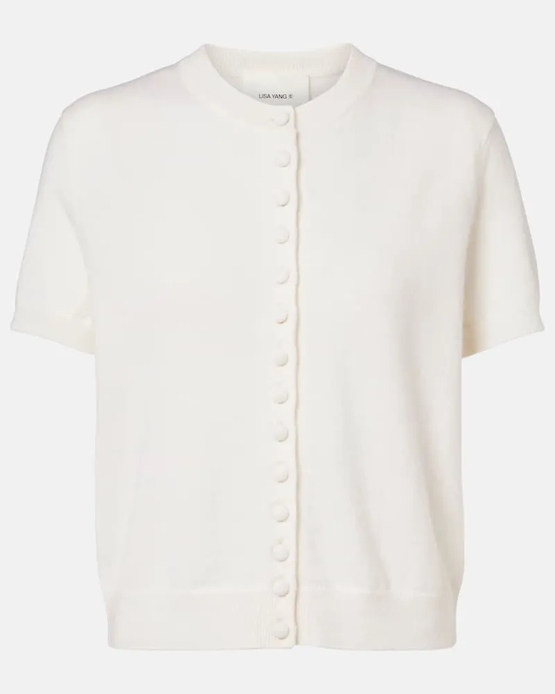 Lisa Yang Cardigan aus Kaschmir Beige