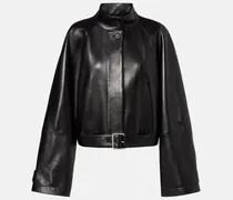 Cropped-Lederjacke