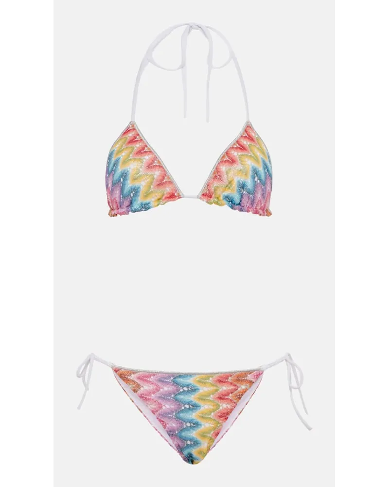 Missoni Bikini aus Haekelstrick Multicolor