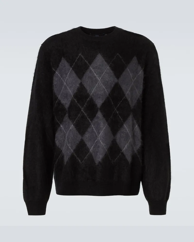 arch4 Pullover Mr Cameron aus Kaschmir Schwarz