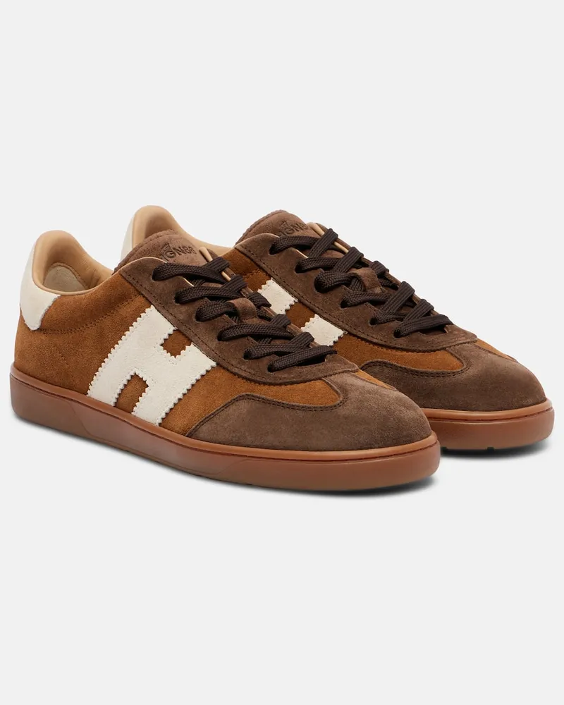 Hogan Sneakers Hogan Cool aus Veloursleder Braun