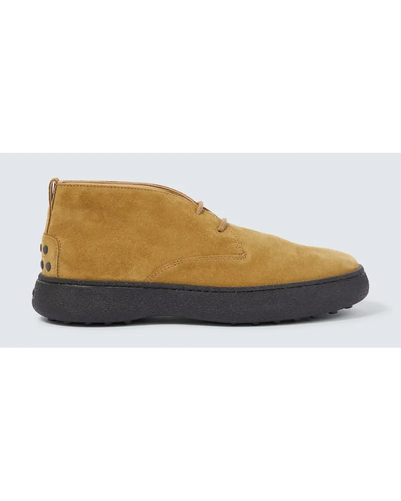 TOD'S Desert Boots aus Veloursleder Braun